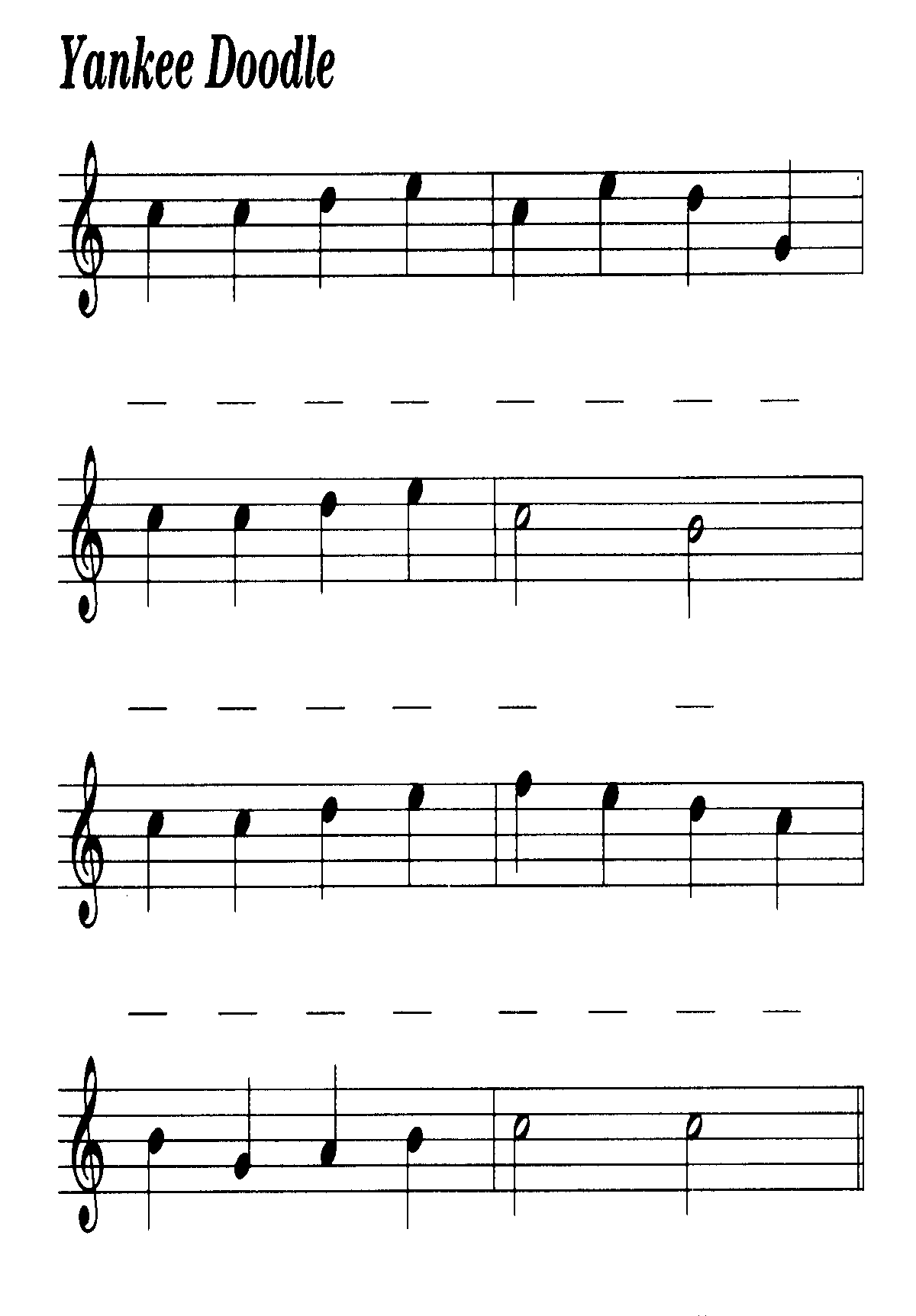 Letters Music Notes